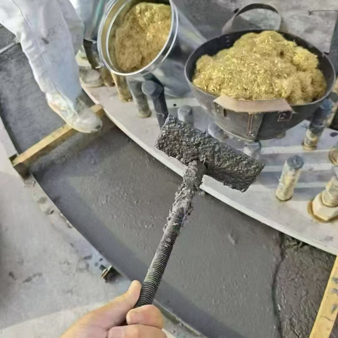 嘉鱼C120钢纤维高强无收灌浆料 轧机压缩机汽轮机发电机锻压设备底座灌浆材料